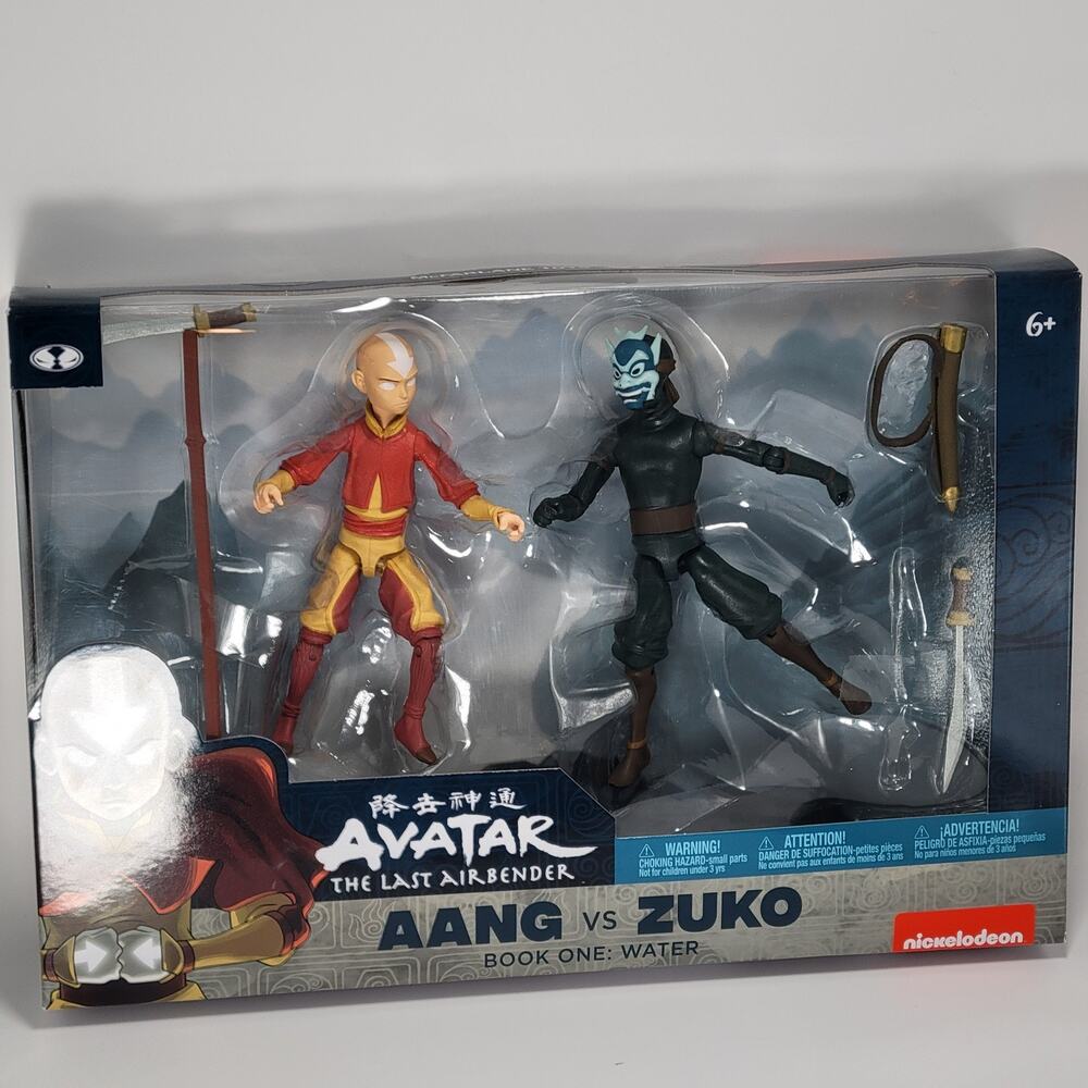 McFarlane Avatar The Last Airbender Aang VS Blue Spirit Zuko Anime Netflix NEW